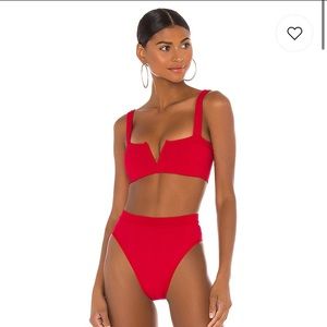 L* Space lee lee top Frenchwoman bottom EUC red